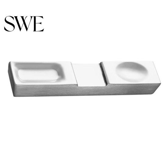 Chopstick Rest Groove Design Mirror Polished Fork Holder Easy To Clean Cutlery Chopsticks Stand Stainless Steel Chinese Style Dinner Spoon Dining Room
