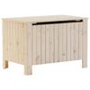VidaXL Boîte de rangement avec couvercle RANA bois massif de pin, boîte à couverture, coffre de rangement, boîte de 4002329