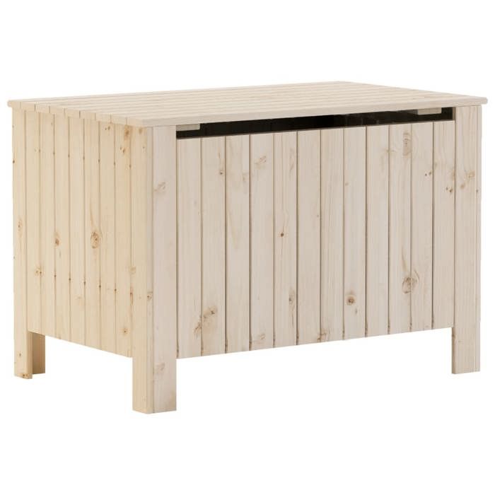 VidaXL Boîte de rangement avec couvercle RANA bois massif de pin, boîte à couverture, coffre de rangement, boîte de 4002329