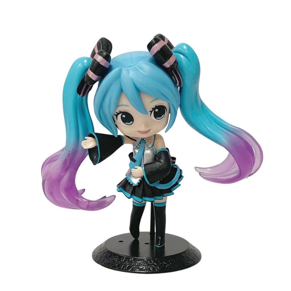 New Anime 15Cm Virtual Singer Manga Statue Figurines Model Toys Computer Desk Cake Decoration Cute Toys Birthday Christmas Gift