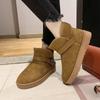 Shoes For Woman Round Toe Women's Snow Boots Wedge Heel Ankle Booties Stylish Offer Protective Promotion Anti Slip Goth 39