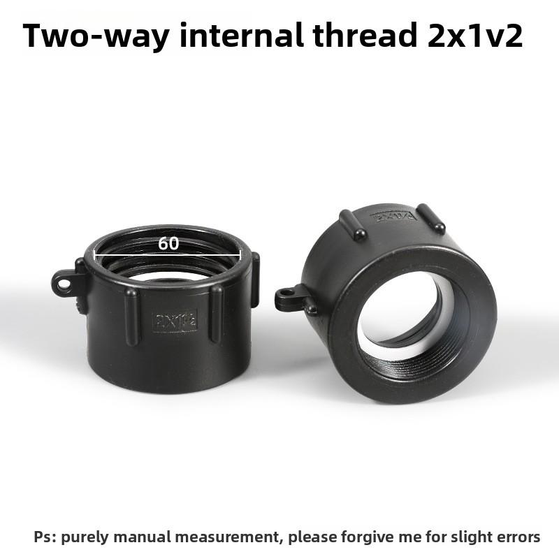 IBC Tank Adapter S60 X  1" 1.5 2" 63/75/80/100mm Thread Connector Ton Barrel Connect 1000 Liter IBC Tank Fitting