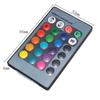 2pcs T10 W5W LED RGB Remote Control Lights Indicator Bulb Car Interior Wedge Side Lamps