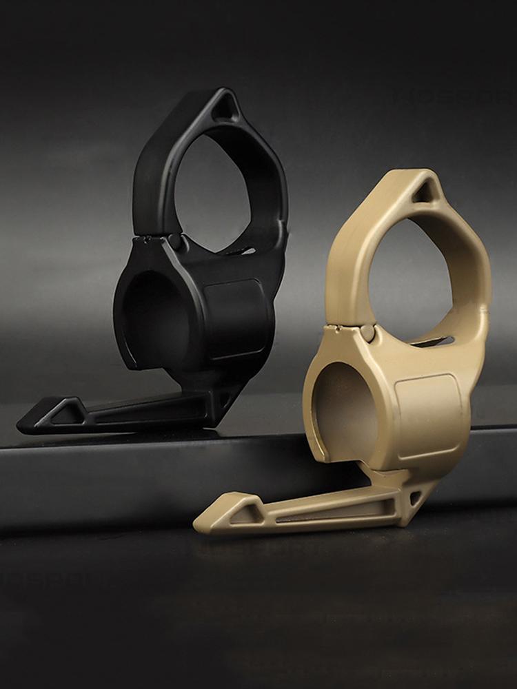 Flashlight Fixing Clips Nylon Finger Ring Flashlight Adapter Compatible Pocket Clip Accessories Outdoor Portable Equipment