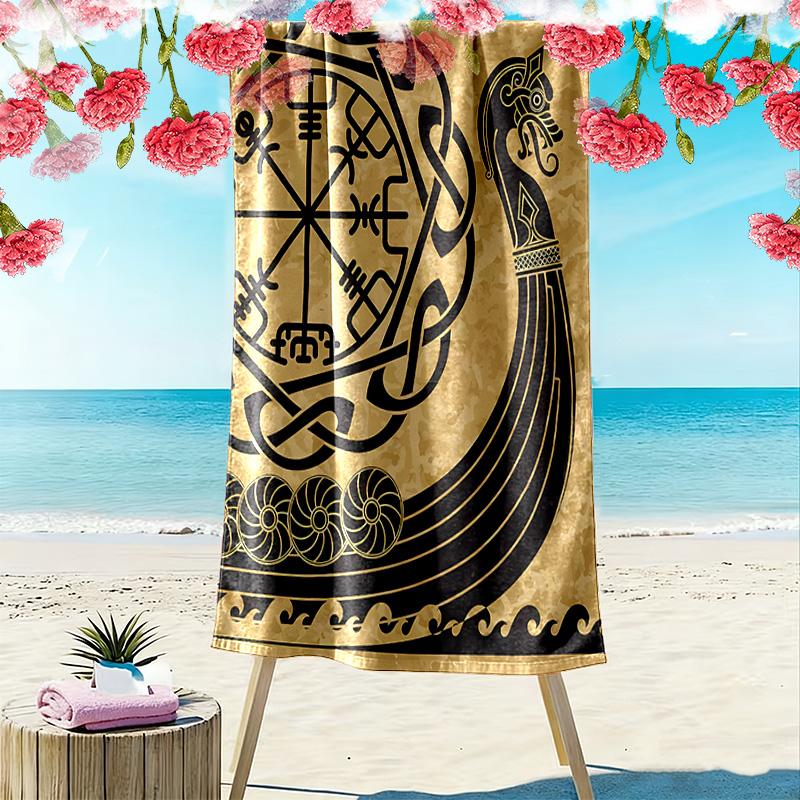 The Walking Dead Print Beach Towel, Large Soft Quick Dry Towel for Beach Camping Swimming