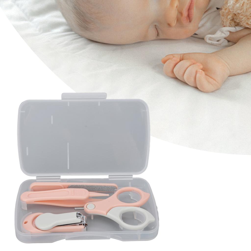 Kit de Unhas para Bebê Fofo Seguro Prático Conjunto de Manicure Cortar Aparas Unhas para Casa Crianças Bebês
