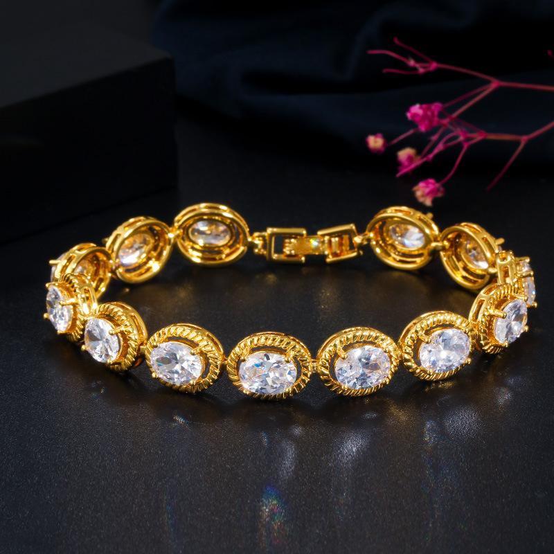 

S0171 Изысканные украшения, браслет из циркония с бриллиантовой инкрустацией, женский подарок высокого класса.