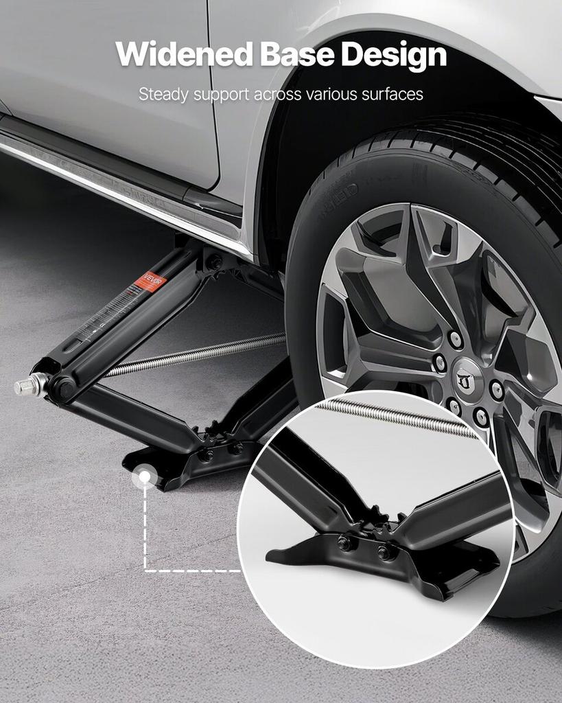RV Scissor Jacks 6500lbs 23.4in RV Stabilizer Leveling Scissor Jacks 4 Set