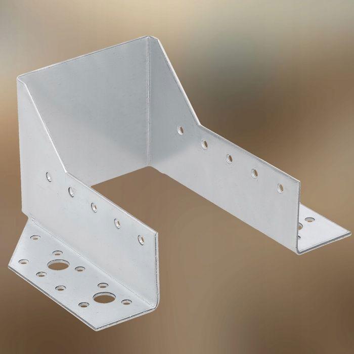 Support de poteau - KOTARBAU - type A - 80 mm - Acier galvanisé - 10 pièces