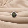 Green Tourmaline Gemstone 925 Sterling Silver Women Jewelry Pear Cut Ring Birthday Gift For Her RR-85-8