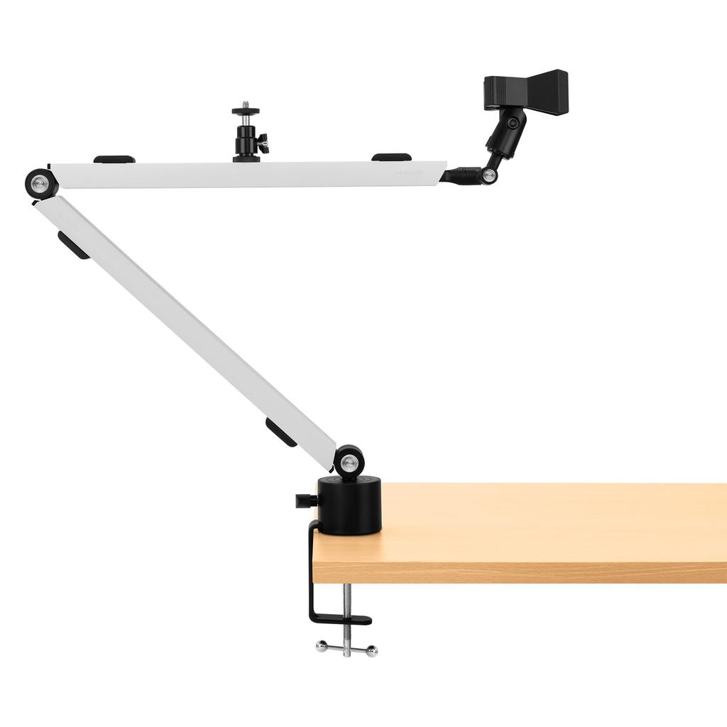 Streamplify Microphone Mount Arm with Cold Shoe Mount and Cable Management, Supports up to 2.5kg