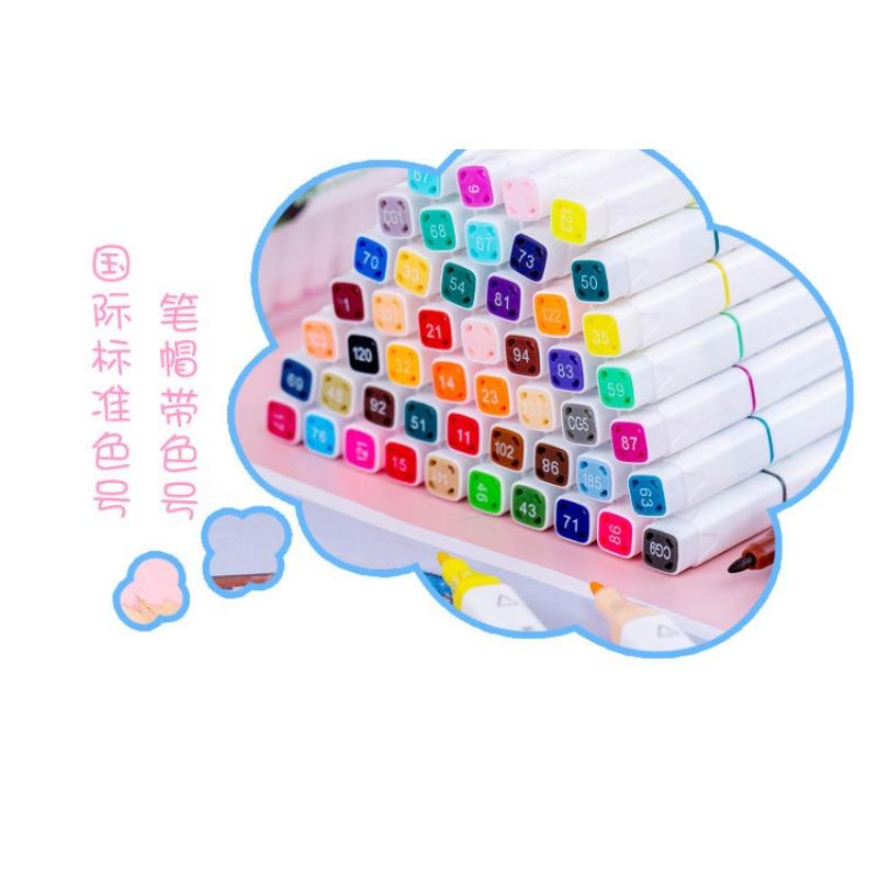 Dual Head Washable Marker Pen Set Student Art Drawing Stationery Supplies