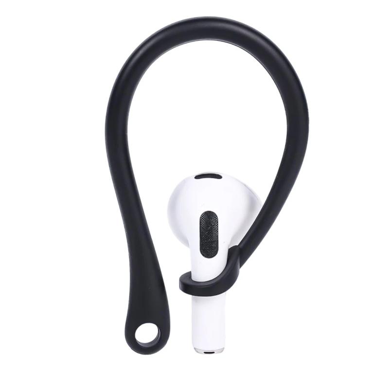 1-6Pairs Silicone Ear Hooks for Apple AirPods Pro Accessories Anti-fall Bluetooth Earphone Holder for AirPods 3 Sports Earhooks