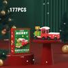 Christmas Gifts Building Block Series Santa Claus Reindeer Puzzle Assembly Bricks Table Decoration Toys for Child Chrismas Gift