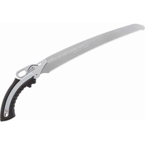 Silky Gunfighter Curve 300 Saw with Sheath, 472-30, for civil engineering and bamboo harvesting.