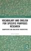 Kniha Vocabulary and English for Specific Purposes Research : Quantitative and Qualitative Perspectives