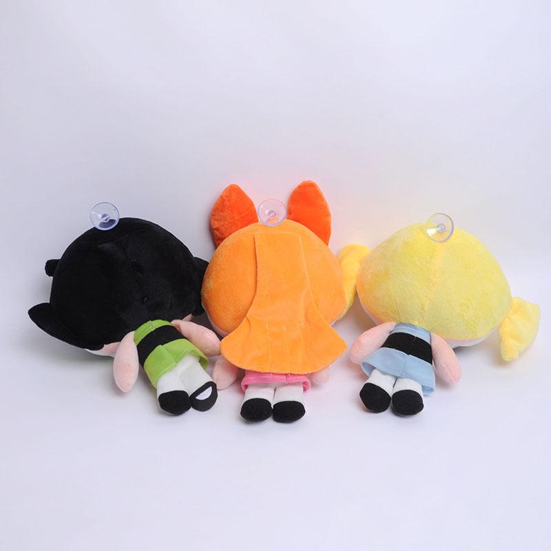 25cm Desene Animate Anime Powerpuff Girls Jucării de Pluș Drăguțe Blossom Buttercup Bubbles Păpuși de Pluș Umplute Cadouri pentru Copii