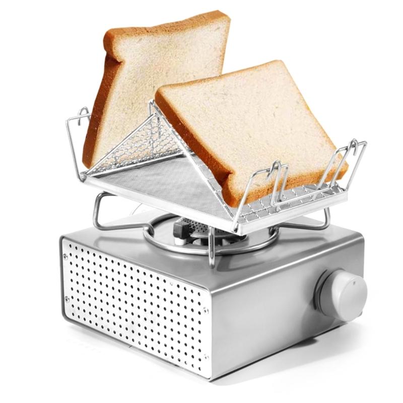 Camping Toasts Rack For Backpacking Hiking Picnics 304 Steel Rack Accessory