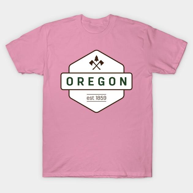 T Shirt Women Oregon Axe Badge Harajuku Print Kawaii Tshirt Summer Short Sleeve Female T-Shirt Top Tee