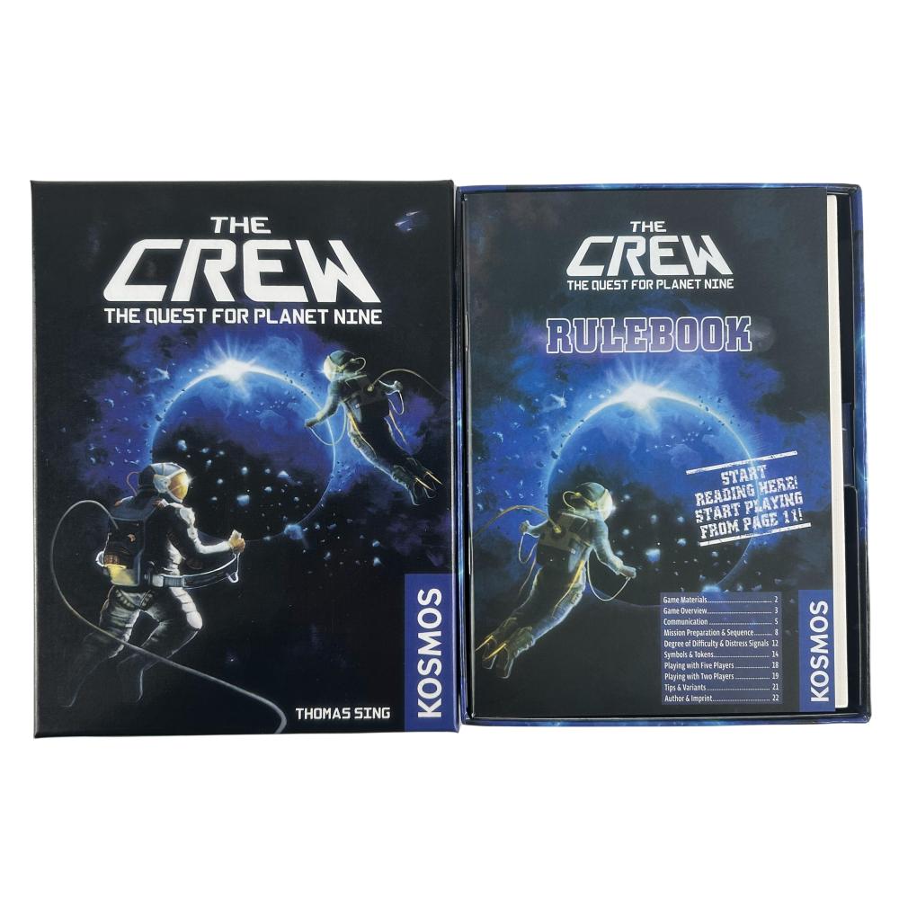 The Crew Pátranie po Planéte Deväť Astronauti Plná anglická Rodinná Oslava Šachovnicová Hra Zábava Veštenie Kartové Hry