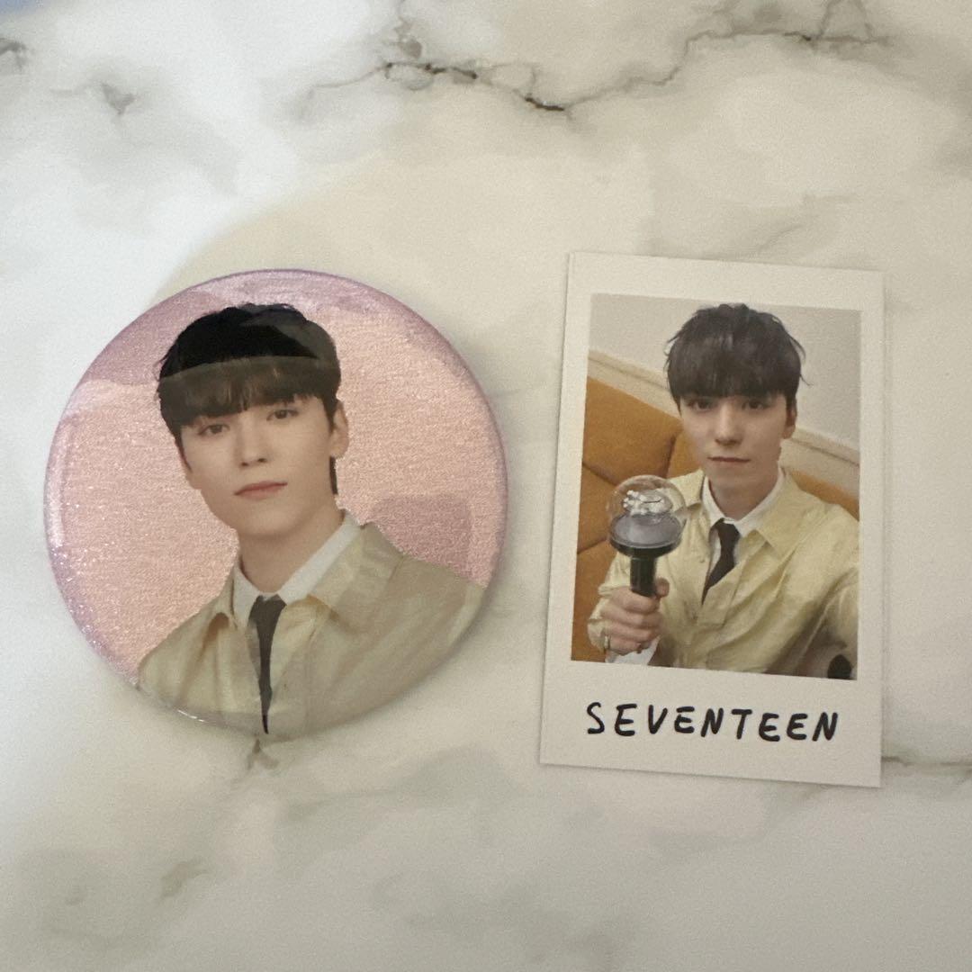 

[ИСПОЛЬЗОВАННЫЙ] Наклейка с фотографией значка SEVENTEEN Vernon Can HOLIDAY