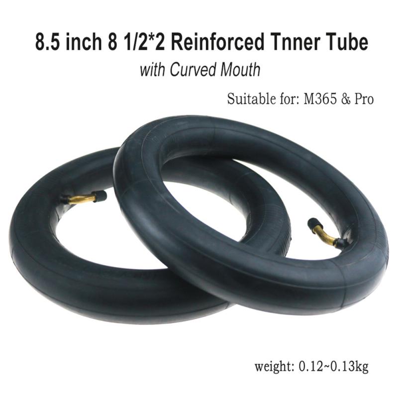 8.5 Inch Thicken Inner Tube with a Bent Valve 8 1/2*2 for Mi Electric Scooters
