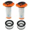 1/2 Set Schaumstofffilter/Motorfilter für X-Force, Flex 12.60, Neo 13.60, 14.80 und 16.60 Staubsauger