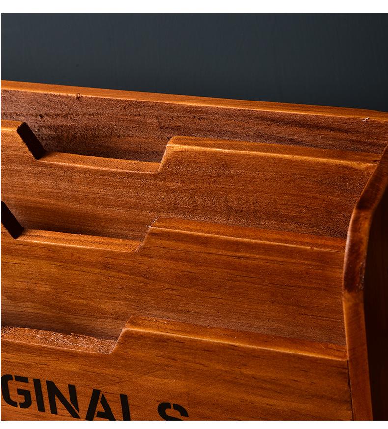 Desktop Stationery & Invoice Storage Box: Office Desk Organizer with Drawers & Compartments