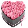 Forever Flowers, 27 Preserved Roses In a Heart Shape Box, Eternal Flowers Immortal Bouquet Birthday Present for Women Her Wife Mothers, Anniversary,