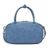 MLB Polyurethane Handbag Women's Blue 3ACRSD16N-07SBS