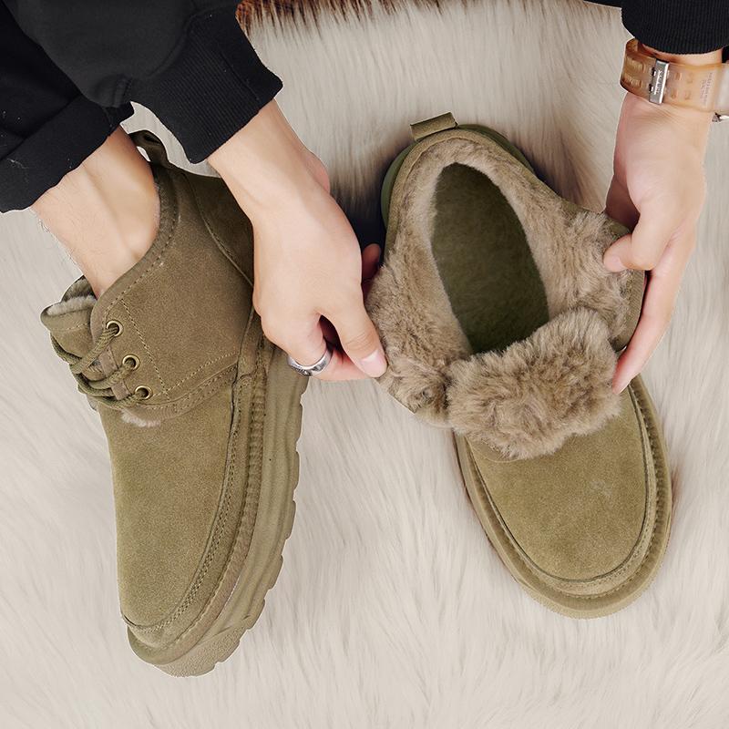 FashionWinter Warm Snow Boots Minimalist Barefoot Trainers Waterproof Barefoot Shoes Casual Ankle Boots Closure Trail Running Shoes