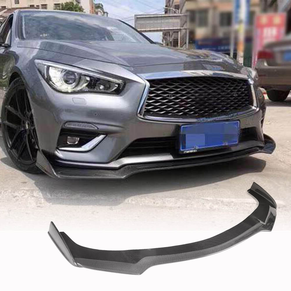 

Front Bumper Lip V1 (for Q50 Base 2018-2023, Carbon) for Infiniti Q50/Q60