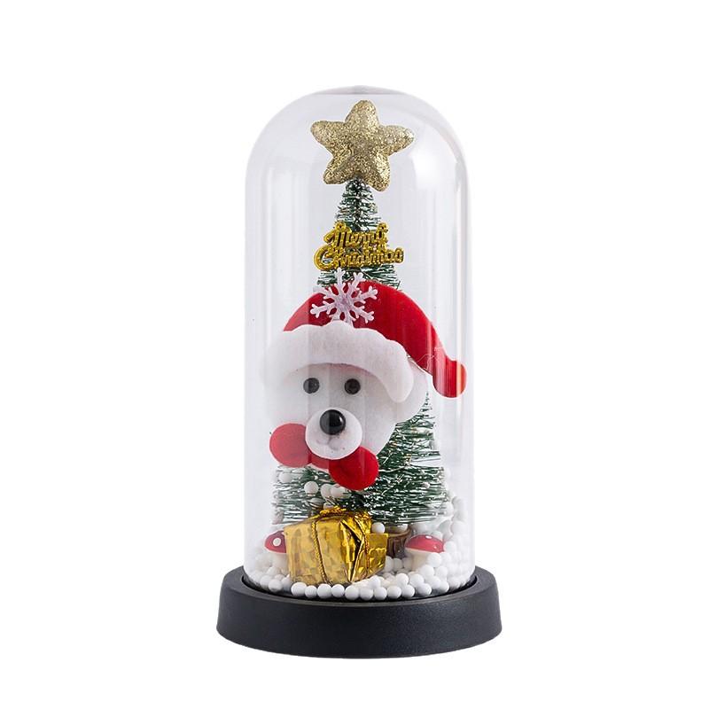 Cartoon cute Christmas tree night light bedroom premium atmosphere light bedside ornament Christmas gift