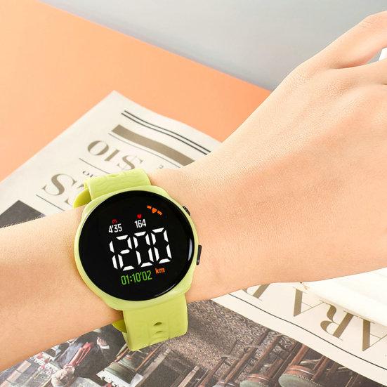Yousheng Digital Watch 30m Waterproof Fashion Accessories LED Large Screen Luminous Sports LED Electronic Watch for Daily Wear