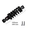AttLvTu MTB Rear Shock Absorber, 150mm 165mm 190mm Bicycle Coil Spring Suspension, for Mountain Bike E-Bike Wheelchair