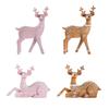 Christmas Reindeer Statue Deer Sculpture Creative Design Ideal Gift Xmas Elk