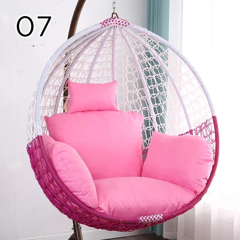 Housse de coussin de balancelle pour chaise œuf, épaisse, douce, respirante, indéformable, sans rembourrage L