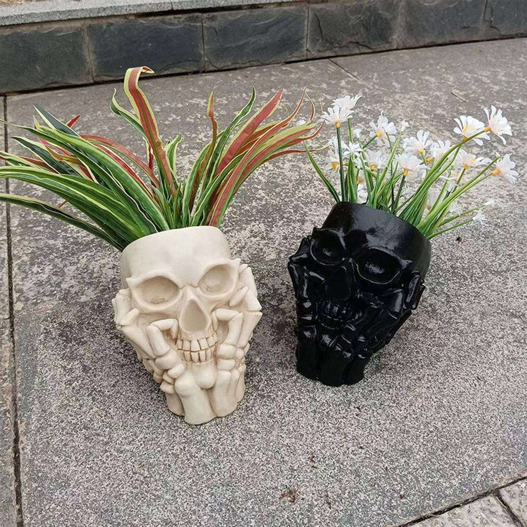 Creepy Flowerpots, Suitable For Both Indoor And Outdoor Plants, Unique Modern Gothic Vases