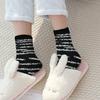 Warm Socks Soft Plush Slipper Sleep Stockings Cartoon Floor Sock for Indoor Autumn Winter