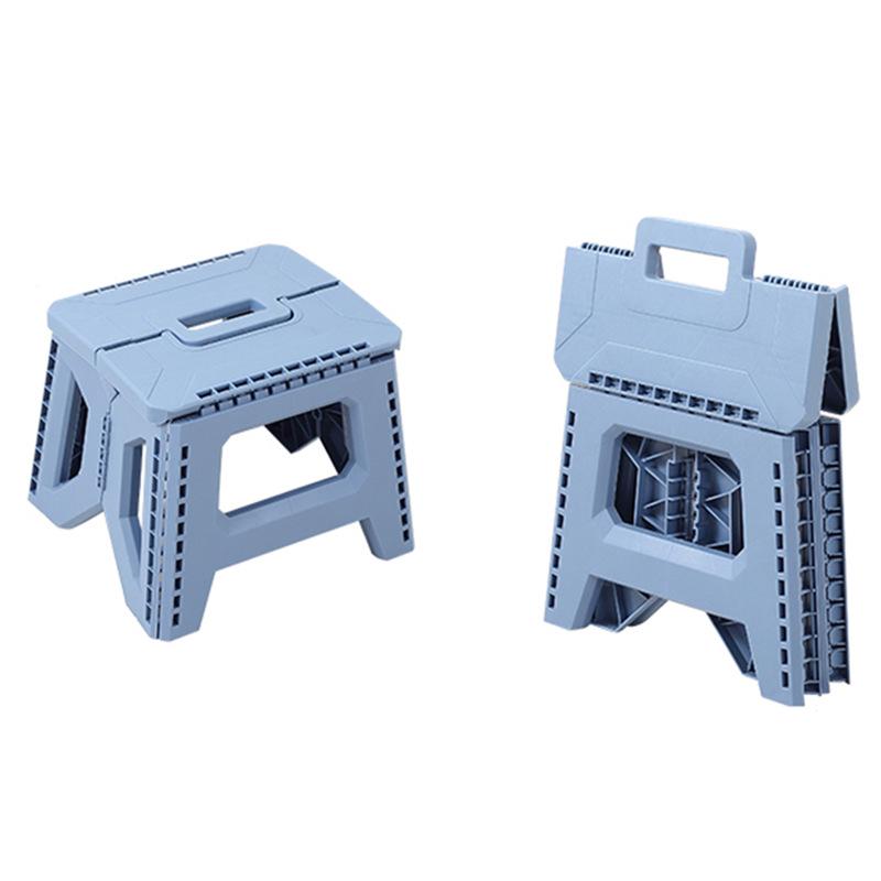 Compact Plastic Folding Stool for Outdoor and Home Use
