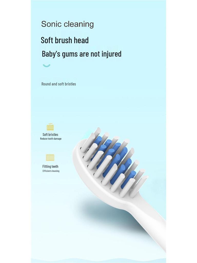 Kids' Rechargeable Sonic Electric Toothbrush & Water Flosser with Soft Bristles