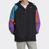 Adidas Originals Patchwork Sports Casual Jacket Men Jackets Black GC8703