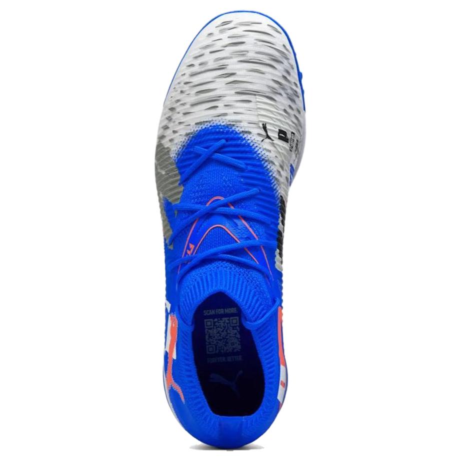 Puma Future 8 Match Comfortable Fashion Versatile TF (Rubber Studs) Fabric Soccer Shoes Unisex Soccer Shoes Blue White 108425-01