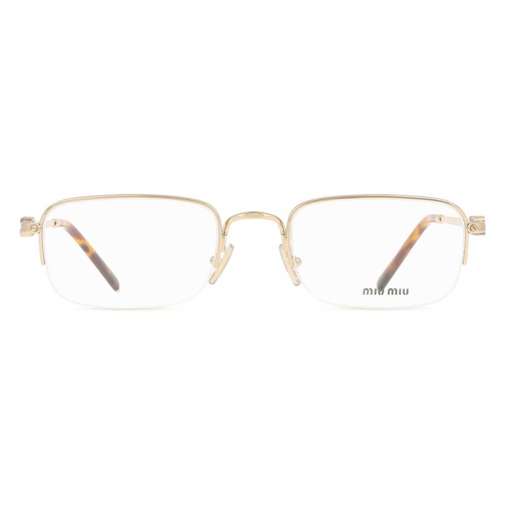 

Женские очки Miu Miu Mu52wv Zvn1o1 Pale Gold/53-21-140