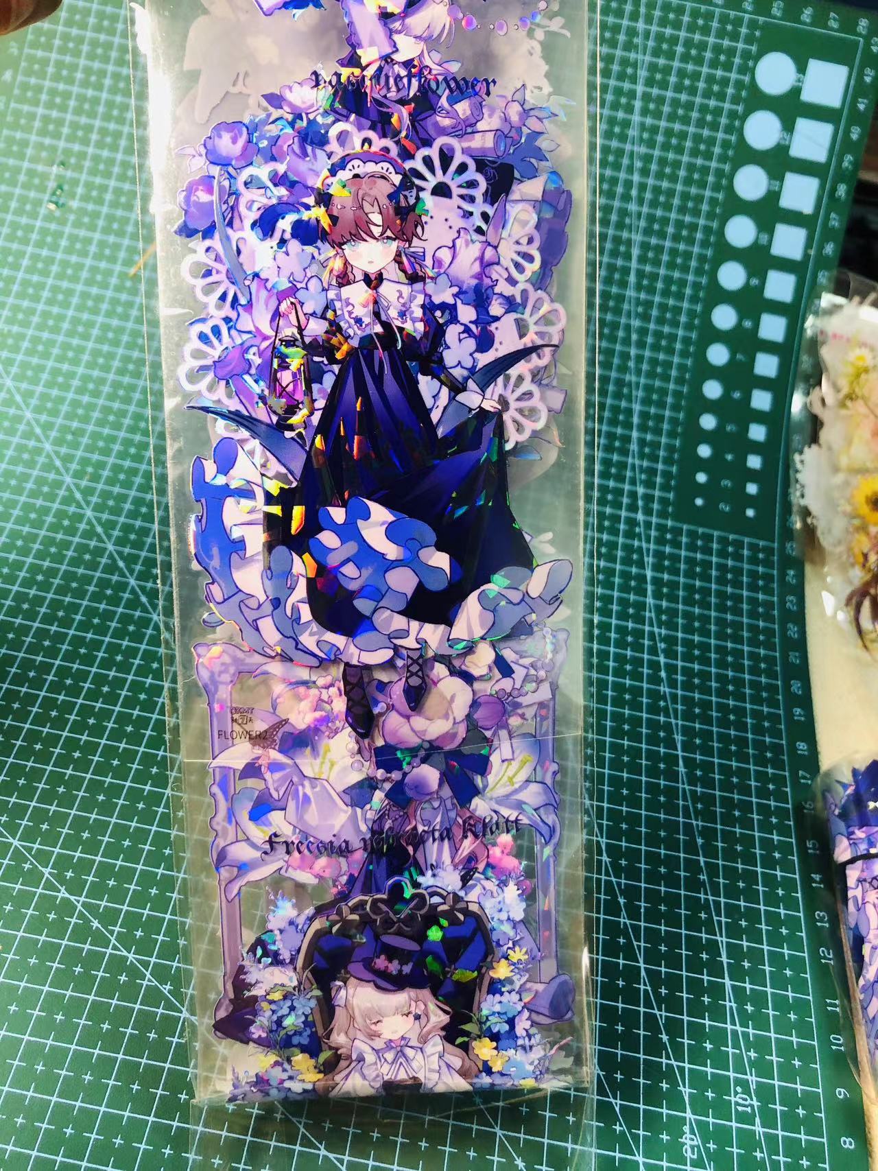 10.16 Stock Clear - 1 Loop Flower Girl Washi Shiny PET Tape PET tape