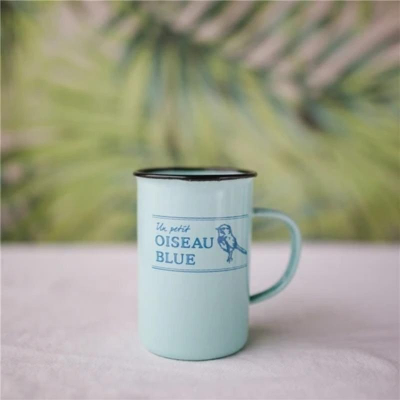 Outdoor Enamel Creative Coffee Tea Water Milk Cups Camping Mugs Enamel Mug with Handle Drinkware Vacation Hiking Mug Gifts