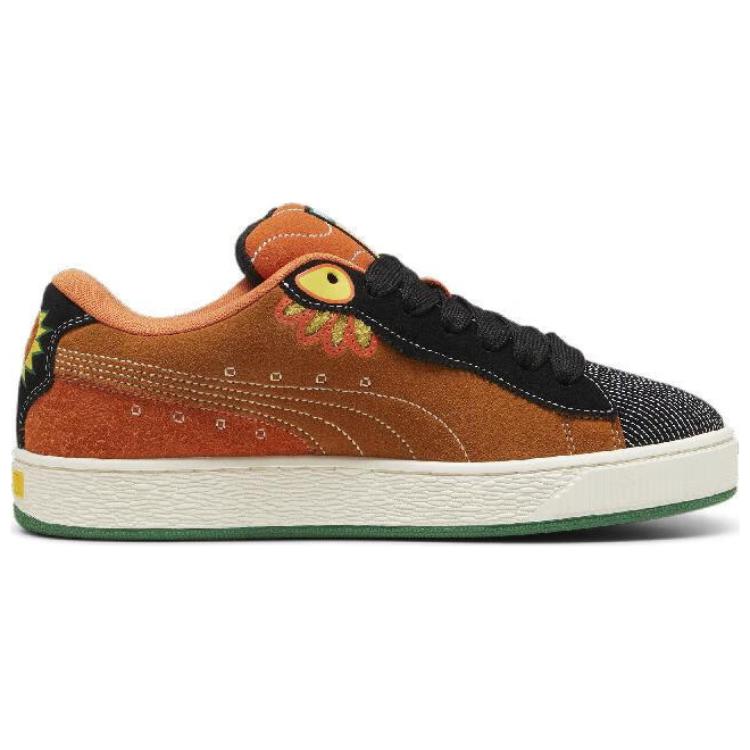 Puma Semišový XL Balíček Dia De Los Muertos - Karamelové Unisex Tenisky Oranžová Karamel-Latte Černá 398409-02