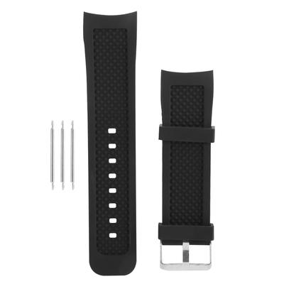 22mm Silicone Watchband Watch Strap Band Adjustable Wristwatch Replacement Part