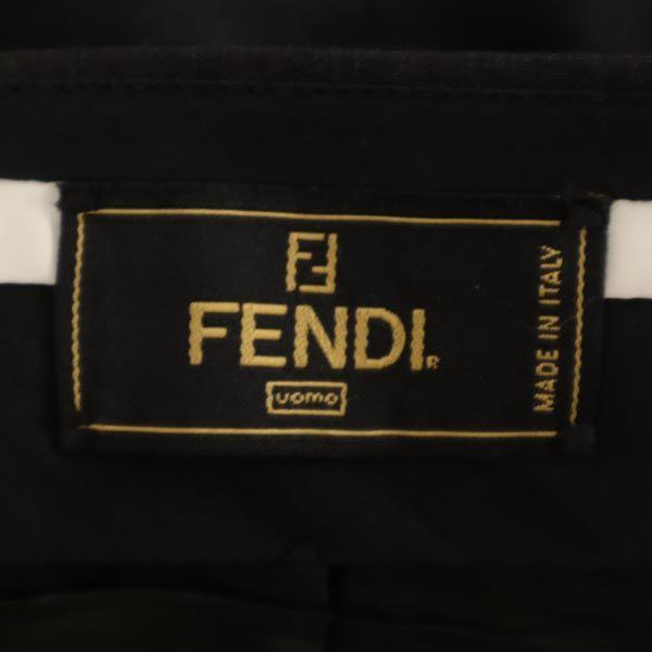 Fendi Made In Italy Wool Slacks Pants Gray Men's Used