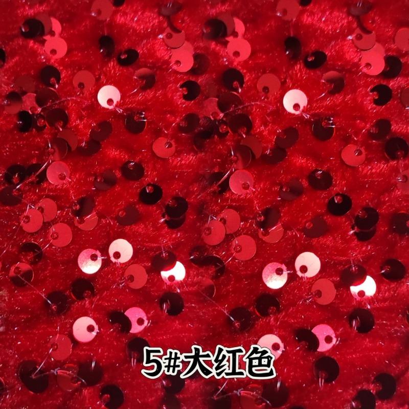 Evening Gowns Encrypt Shining 5mm Sequin Fabric Stretch Velvet Fabrics For DIY Wedding Elegant Party Dresses handmade DIY, etc